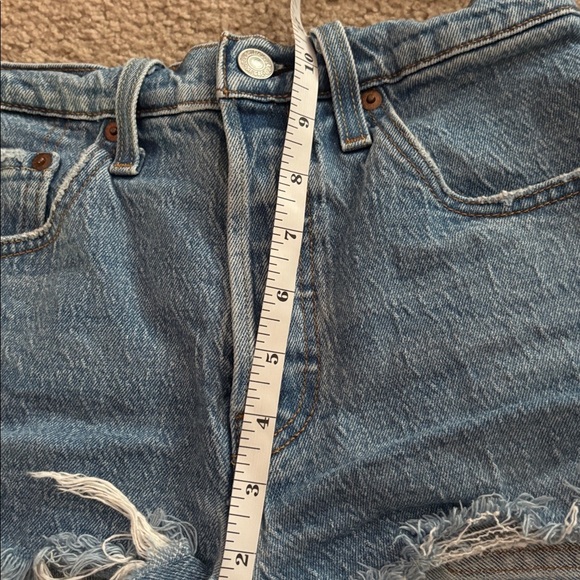 Levi's Classic High Rise Blue Jean Shorts for Women size 25 - Picture 5 of 6